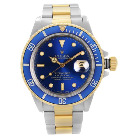 rolex blu acciaio